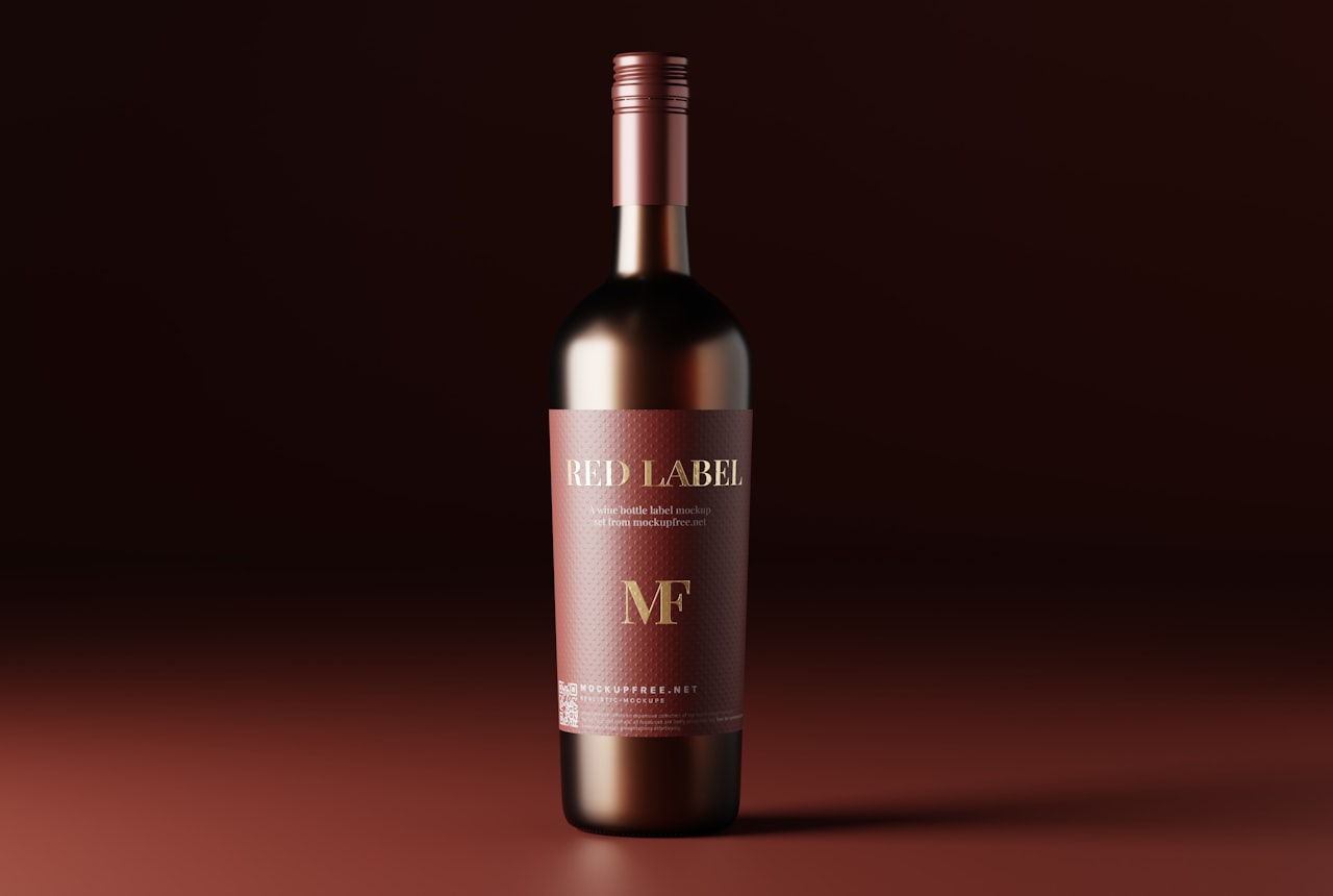 Two bottles side by side — one horizontal cork-sealed Malbec, one upright screw-capped Torrontés on a wooden shelf